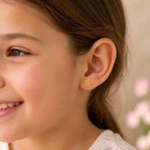 Earrings hypoallergenic steel 316L gold