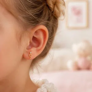 Earrings hypoallergenic steel 316L gold