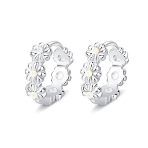 Children's earrings hypoallergenic rings silver 925