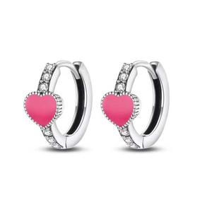 Children's earrings hypoallergenic rings silver 925