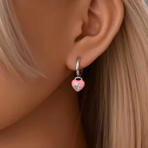 Children's earrings hypoallergenic rings silver 925