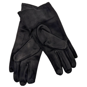 Γυναικεία γάντια Verde 02-0446 μαύρο