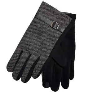 Ανδρικά γάντια Verde 02-0461 μαύρο 