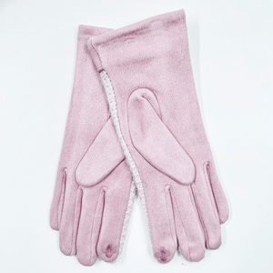 Γυναικεία γάντια Verde  02-0616 ροζ      