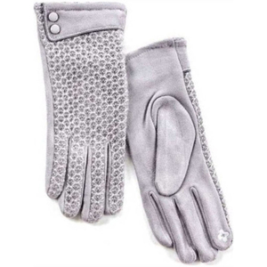 Gloves for women Verde 02-616 grey