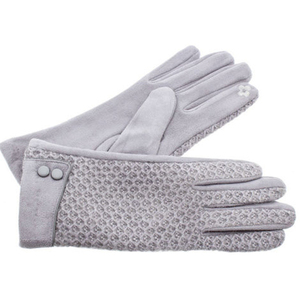 Γυναικεία γάντια Verde  02-616 γκρι