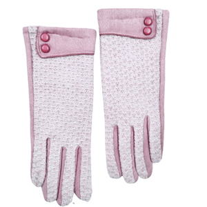 Gloves for women Verde 02-0616 pink