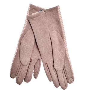 Gloves for women Verde 02-0633 taupe