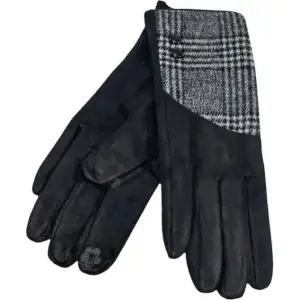 Γυναικεία γάντια Verde  02-0652 μαύρο