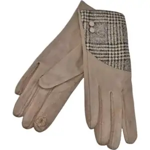 Gloves for women Verde 02-0652 beige