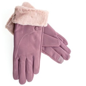 Γυναικεία γάντια Verde  02-601 λιλά