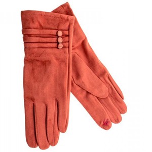 Γυναικεία γάντια Verde  02-611 πορτοκαλί