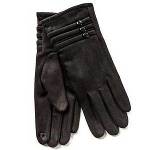 Γυναικεία γάντια Verde  02-611 μαύρο