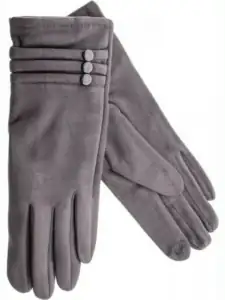 Gloves for women Verde 02-611 grey