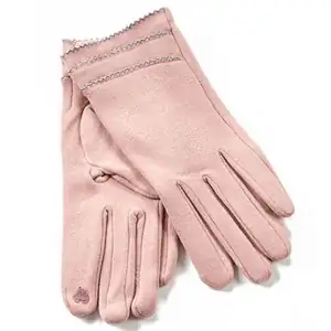 Γυναικεία γάντια Verde  02-0629 ροζ