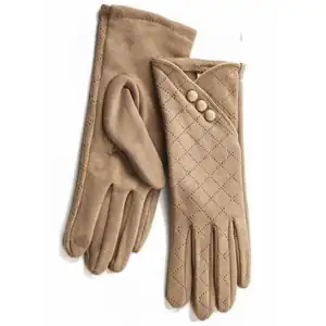 Gloves for women Verde 02-0632 taupe