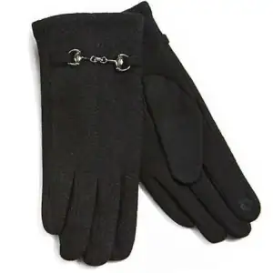 Γυναικεία γάντια Verde  02-0646 μαύρο