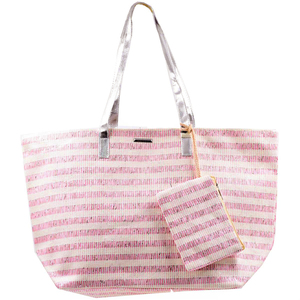 Τσάντα θαλάσσης Bag to bag 0203 ροζ