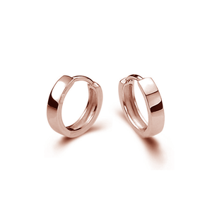 Earrings rings steel 316L rose-gold