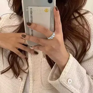 Γυναικείο δαχτυλίδι  με ιδιαίτερο σχέδιο ατσάλι ασημί bode 02879