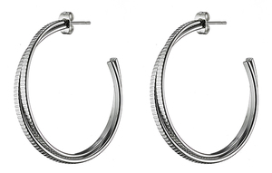  Women's earrings Art 02141 steel 316L silver