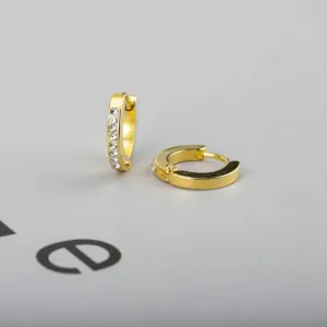  Earrings bode 02157 steel 316L rings gold