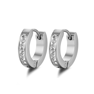  Earrings bode 2167 steel 316L rings silver