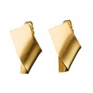 Γυναικεία σκουλαρίκια ατσάλι 316L χρυσό Art 02172