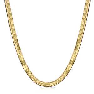  Γυναικείο κολιέ αλυσίδα φίδι ατσάλι 316L χρυσό bode 02246