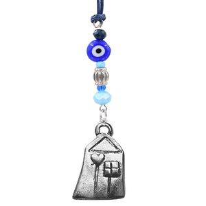 Charm for home silver-plated silver