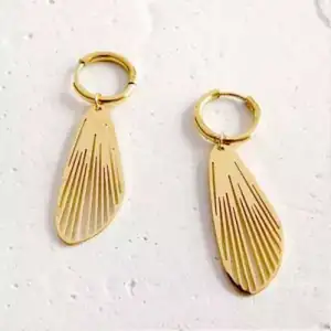 Women's earrings bode 02363 steel 316L gold