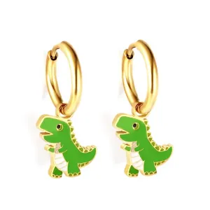 Children's earrings hypoallergenic rings steel 316L gold 