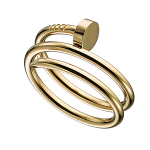 Γυναικείο δαχτυλίδι ατσάλι 316L χρυσό Art 02429