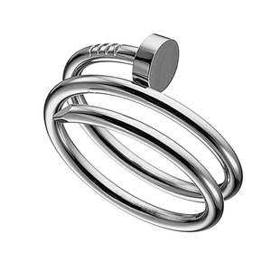 Γυναικείο δαχτυλίδι ατσάλι 316L ασημί Art 02429