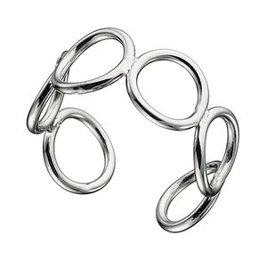 Women's ring 02430 steel 316L silver