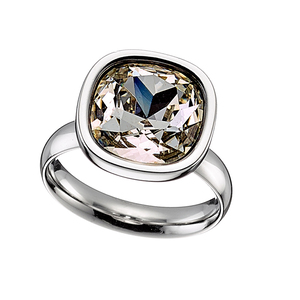 Γυναικείο δαχτυλίδι Πέτρα Ζιργκόν ατσάλι 316L ασημί Art 02447