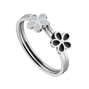 Women's ring 02448 steel 316L silver