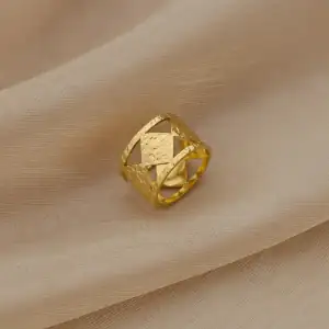 Γυναικείο δαχτυλίδι bode 02462 ατσάλι 316L χρυσό 