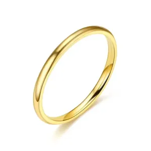 Unisex ring steel 316L in gold color