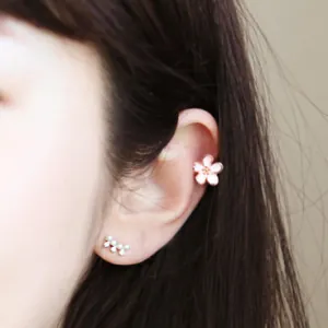 Children's earrings hypoallergenic silver 925 purple