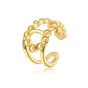 Women's ring bode 02888 steel 316L gold