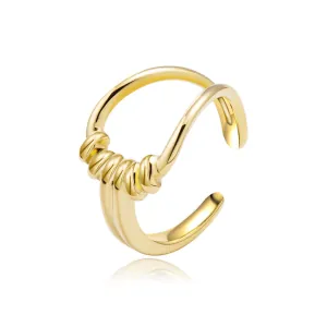 Women's ring bode 02889 steel 316L gold