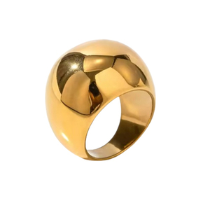 Γυναικείο δαχτυλίδι ατσάλι 316L επιχρυσωμένο bode 02914