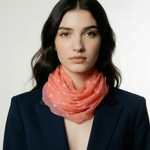 Γυναικείο Φουλάρι σομόν bode 03-1129