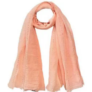 Women's scarf Verde 03-1736 salmon