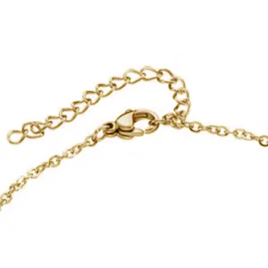 Steel foot chain 316L in gold colour