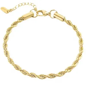 Women's steel bracelet 316L gold