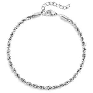 Women's Stainless Steel Anklet Silver