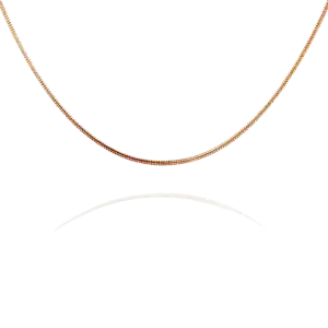Women 316L steel chain in rose- gold color