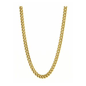 Men's 316L steel chain in gold color Art03505G